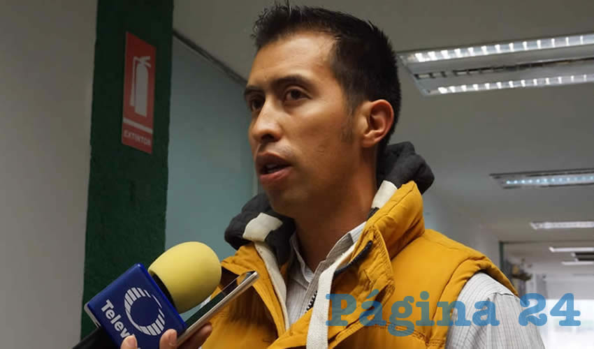 Ricardo Octavio Macías Dimas: “El secretario hizo el compromiso de pagarnos el 15 de septiembre, pero la retención fue de la segunda quincena de agosto y la primera de septiembre” (Foto: Merari Martínez Castro)