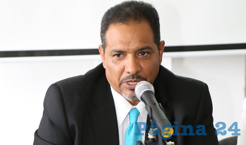 Elías Ruvalcaba de la Rosa, dirigente estatal del Panal (Foto: Eddylberto Luévano Santillán)