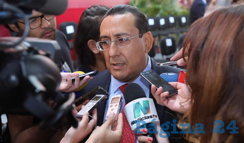 Alejandro Bernal Rubalcava, encargado de despacho de la Secretar&iacute;a General de Gobierno (Foto: Eddylberto Lu&eacute;vano Santill&aacute;n)