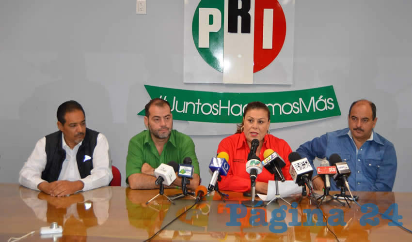 Rueda de prensa del PRI