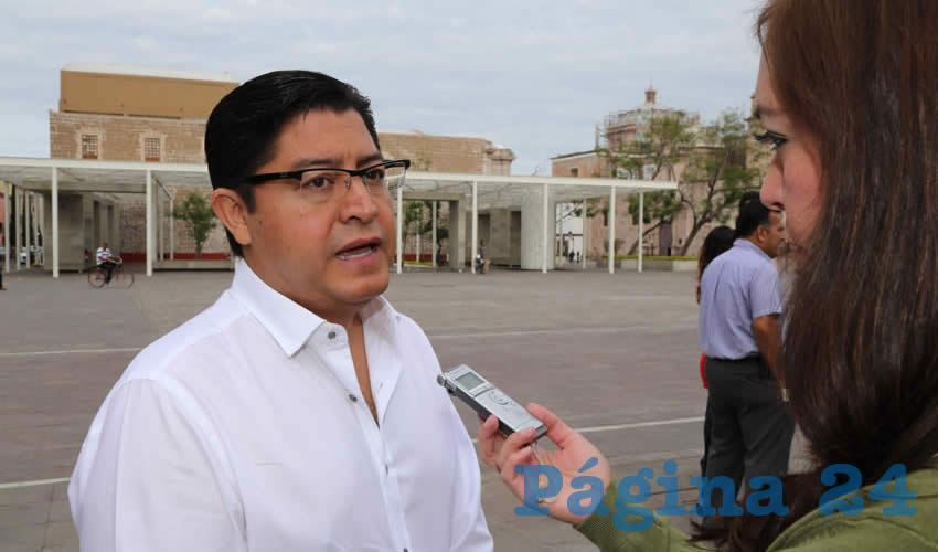 Miguel Ángel Juárez Frías, secretario de organización del CDE del PRI (Foto: Eddylberto Luévano Santillán)