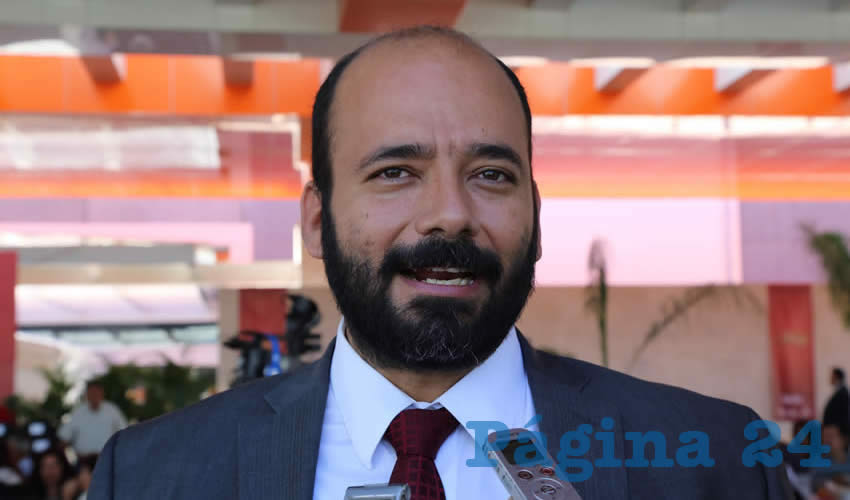 Carlos Rodrigo Martín Clemente, titular de la Proespa (Foto: Eddylberto Luévano Santillán)