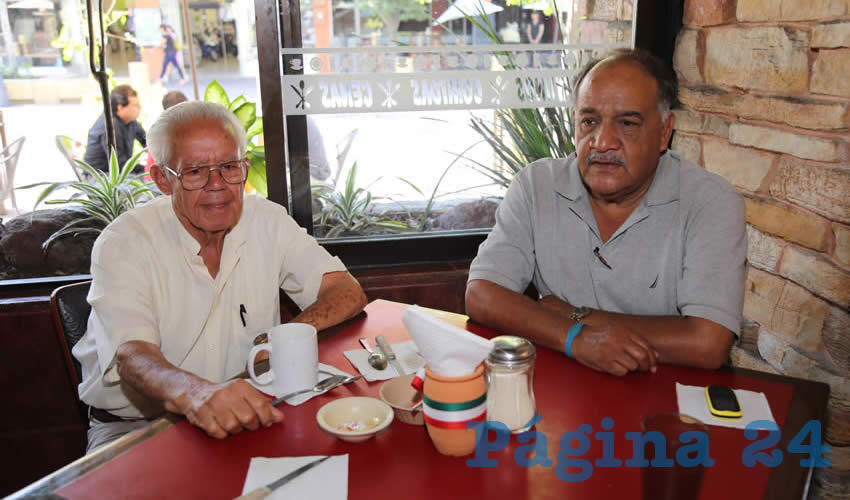 En Las Antorchas platicaron Daniel Leos e Ignacio Robledo Robledo