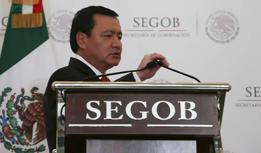 El secretario de Gobernación, Miguel Ángel Osorio Chong, alentó la impugnación del PRI contra la elección de gobernador en Aguascalientes