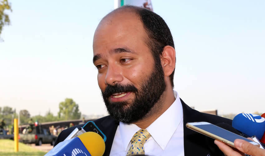Carlos Rodrigo Martín Clemente, titular de la Proespa (Foto: Eddylberto Luévano Santillán)