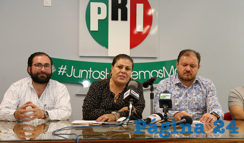 Rueda de prensa del PRI