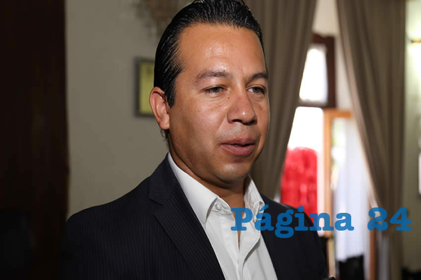 Óscar Monreal Dávila, delegado municipal de Morelos (Foto: Eddylberto Luévano Santillán)