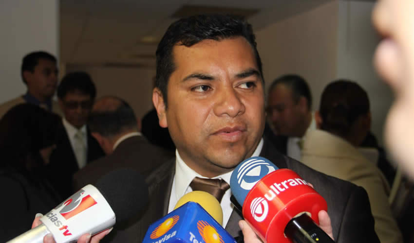 Normando López Meixueiro, secretario general de la FSTSE