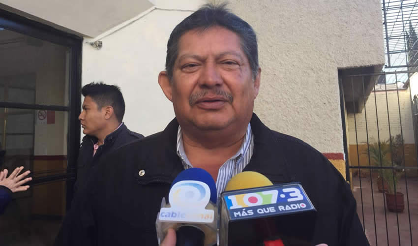 Roberto Mora Márquez, secretario general del Sindicato Transportista