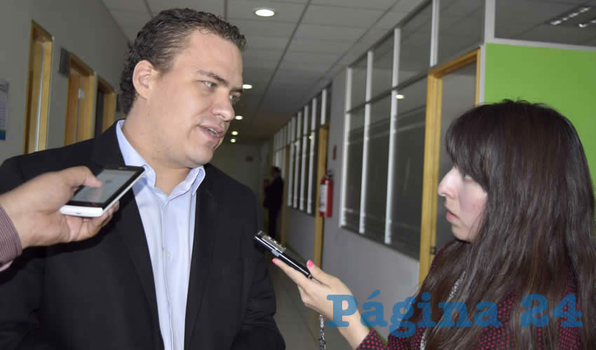 Francisco Ruiz López, presidente estatal de la Coparmex (Foto: Eddylberto Luévano Santillán)