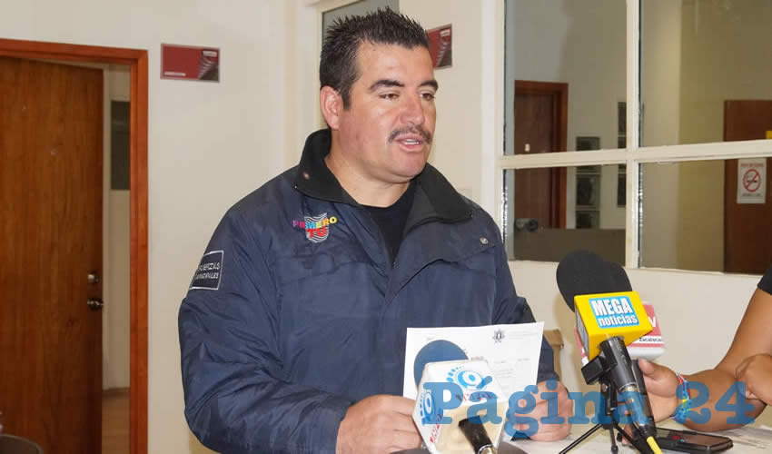 Juan José Ríos Chávez: La especulación en torno a que Germán Román López y el coordinador de la Policía Municipal hayan recibido amenazas por parte del narcotráfico, es totalmente falsa (Foto: Merari Martínez Castro