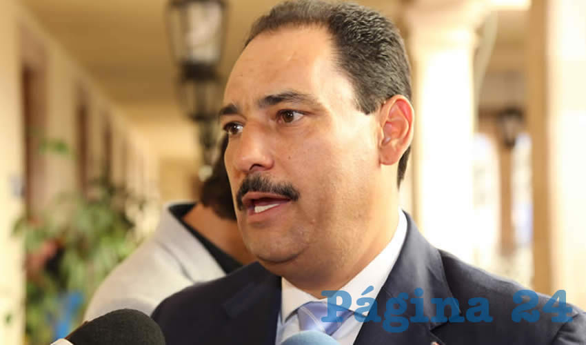 Juan Antonio Martín del Campo, presidente municipal de Aguascalientes (Foto: Eddylberto Luévano Santillán)