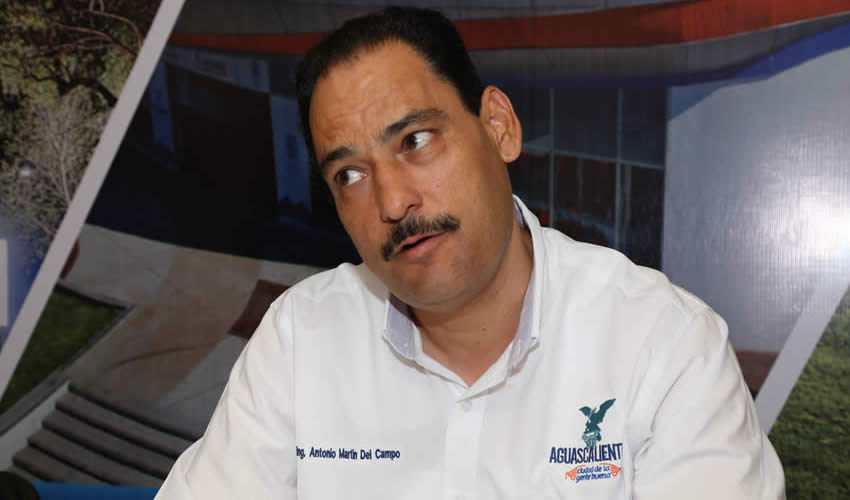 Juan Antonio Martín del Campo, presidente municipal de Aguascalientes (Foto: Eddylberto Luévano Santillán)