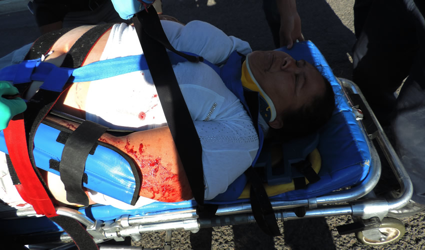 Aurora Magdalena Velázquez atravesó sin precaución la avenida Poliducto, por lo que fue atropellada