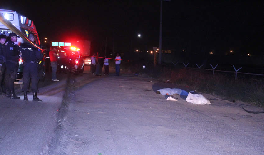 El pepenador fue arrollado por un desconocido vehículo