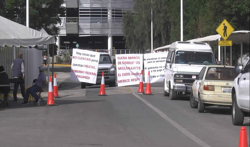 Aun cuando la SCT federal informó que la delegación Jalisco debe hacer el pago de los terrenos que les fueron expropiados a ejidatarios de El Zapote para la construcción del aeropuerto, estas oficinas se han mantenido al margen del conflicto/Fotos: Francisco Andalón López