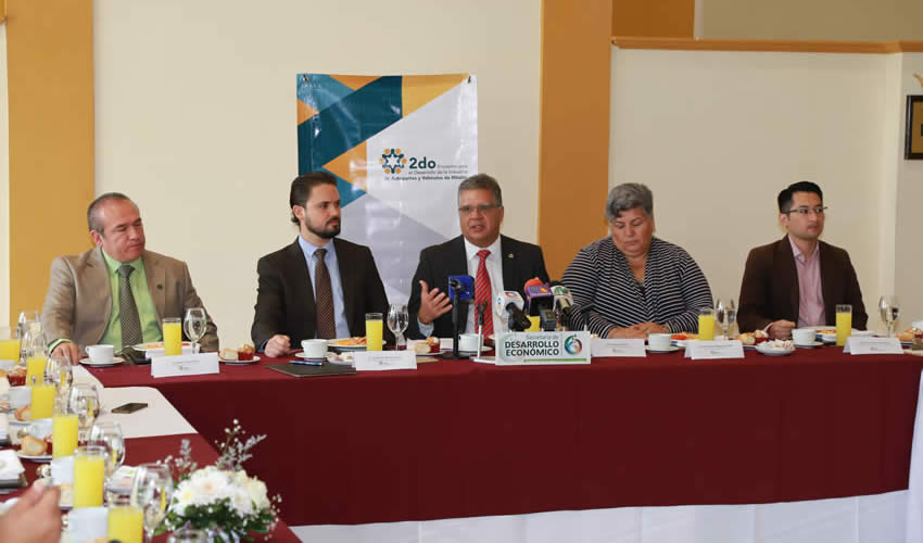 Rueda de prensa de Sedec (Foto: Eddylberto Luévano Santillán)