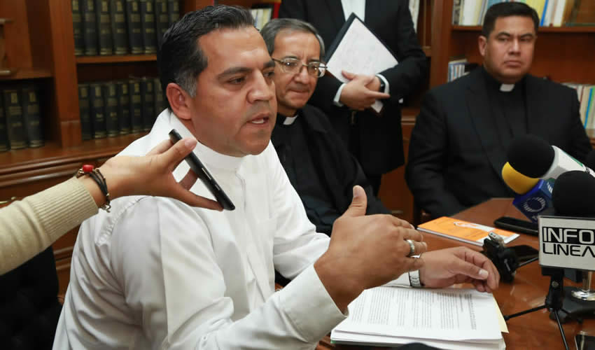 Javier Guerrero L&oacute;pez, vicario judicial del Tribunal Eclesi&aacute;stico (Foto: Eddylberto Lu&eacute;vano Santill&aacute;n)