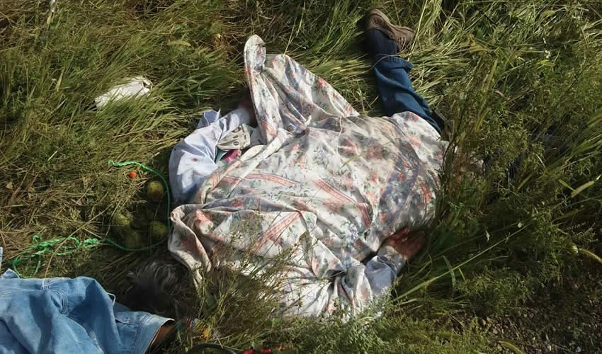 Fueron ejecutados en el lugar del hallazgo