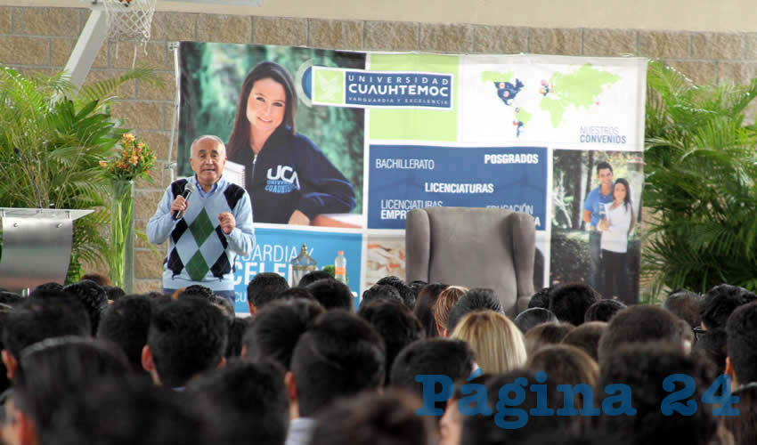 Pedro Ferriz de Con, periodista y conferencista (Foto: Eddylberto Lu&eacute;vano Santill&aacute;n)