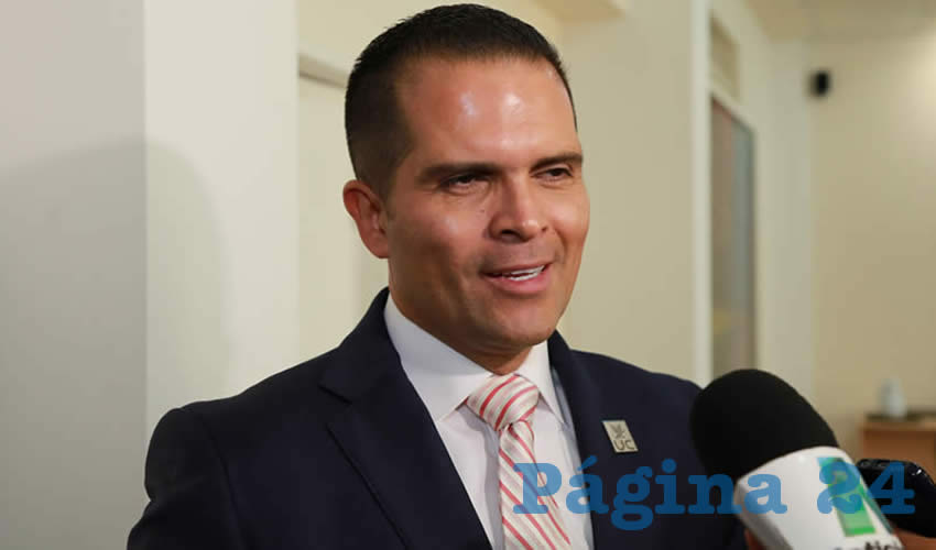 Juan Camilo Mesa Jaramillo, rector de la Universidad Cuauht&eacute;moc (Foto: Eddylberto Lu&eacute;vano Santill&aacute;n)