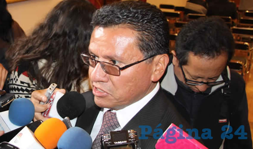 Armando Ávalos Arellano, magistrado presidente del Tribunal Superior de Justicia del Estado de Zacatecas (TSJEZ): Un magistrado en el estado percibe alrededor de 72 mil pesos, mientras que un homólogo de Nuevo León o Chihuahua percibe más de lo doble (Foto: Rocío Castro)