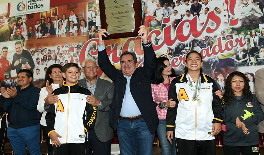 En seis a&ntilde;os Aguascalientes pas&oacute; del lugar 24 al 12 en la tabla de posiciones del deporte a nivel nacional