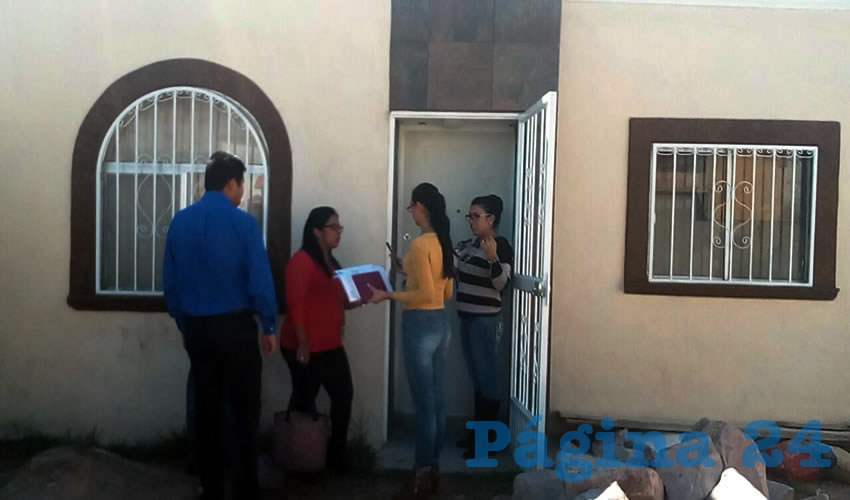 En esta casa, las tres niñas se encontraban sin ningún cuidado