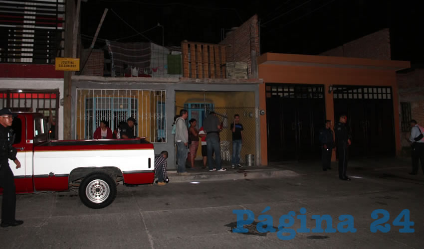 Afuera de esta casa fue herido Héctor Arturo de la Rosa García