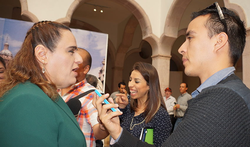 Lourdes Rodarte Díaz: Hoy en día el tema de turismo accesible da trabajo para facilitar espacios para las personas con capacidades diferentes y se enfocarán labores para poder avanzar en este sector (Foto: Merari Martínez Castro