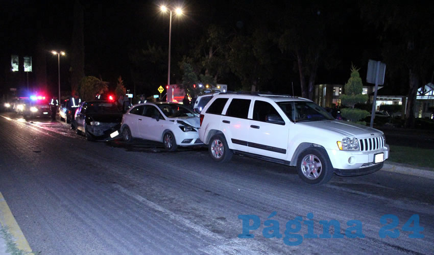Sobre el carril izquierdo, rumbo al Oriente, ocurrió el percance