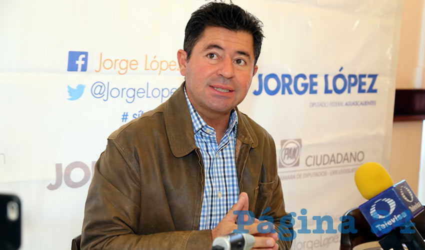 Jorge L&oacute;pez Mart&iacute;n, diputado federal (Foto: Eddylberto Lu&eacute;vano Santill&aacute;n)