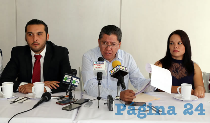 David Monreal Ávila, enlace nacional del partido Morena (Foto: Eddylberto Luévano Santillán)