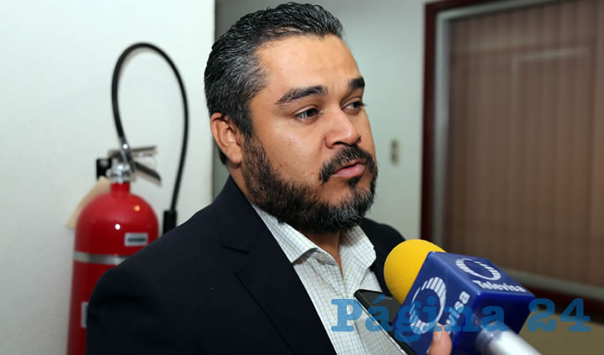 Marco Arturo Delgado Martín del Campo, legislador local (Foto: Eddylberto Luévano Santillán)