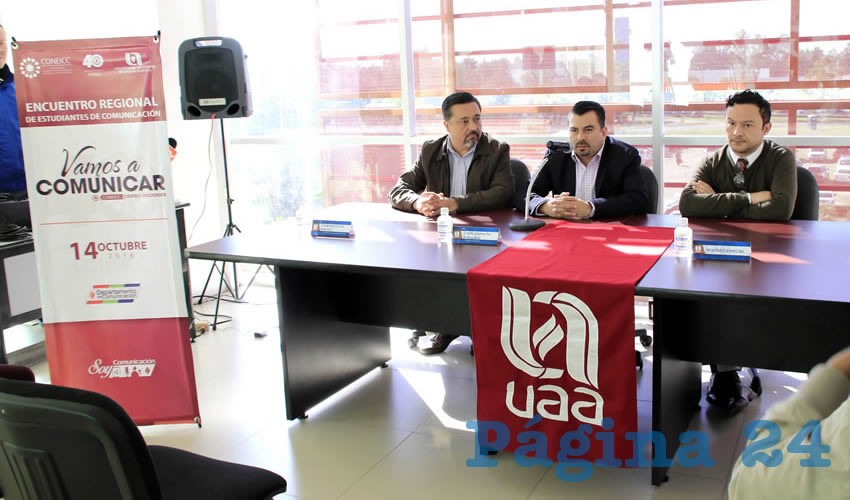 Rueda de prensa del Coneicc y la UAA