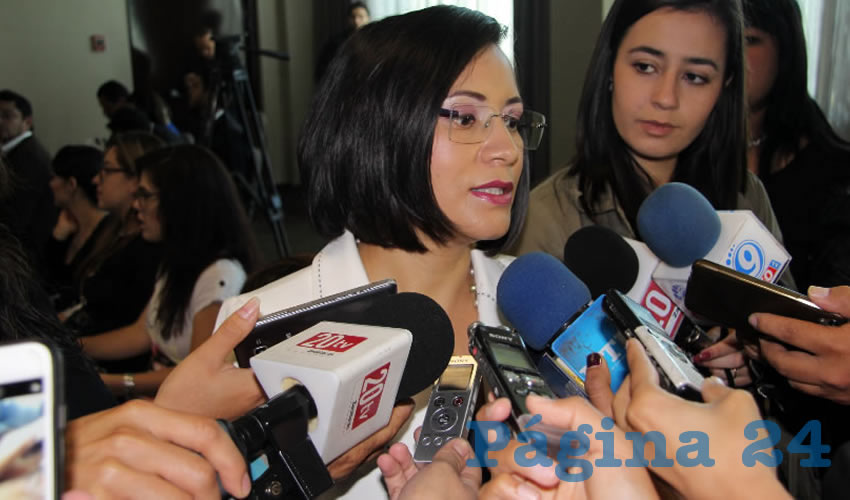 María de la Luz Domínguez Campos: “Es una cantidad que así estaba programada y que no ha tenido ni un solo incremento” (Foto: Rocío Castro)