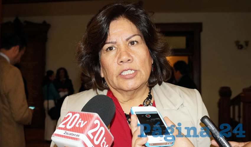 Ampelia Rivera Lara “Ustedes saben muy bien que la correlación de trabajo que hay es directamente con la Secretaría Federal de Turismo y el municipio, y nosotros entramos directamente como apoyo solamente” (Foto: Rocío Castro Alvarado)