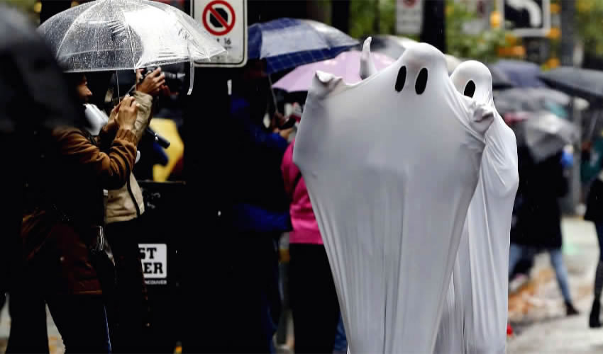 Un desfile de Halloween en Vancouver, Canadá (Foto: Archivo/Liang Sen/Xinhua)