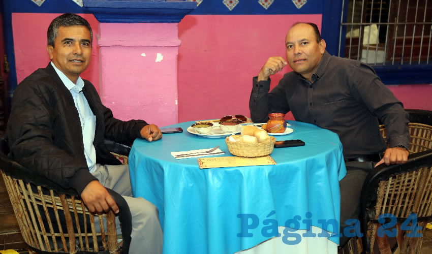 En La Saturnina almorzaron Juan Antonio Neri y Abel S&aacute;nchez Garibay