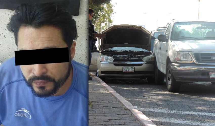 Jonathan Rodrigo Duarte de la Garza | El envenenador estrelló su vehículo Chevrolet Malibú contra una patrulla