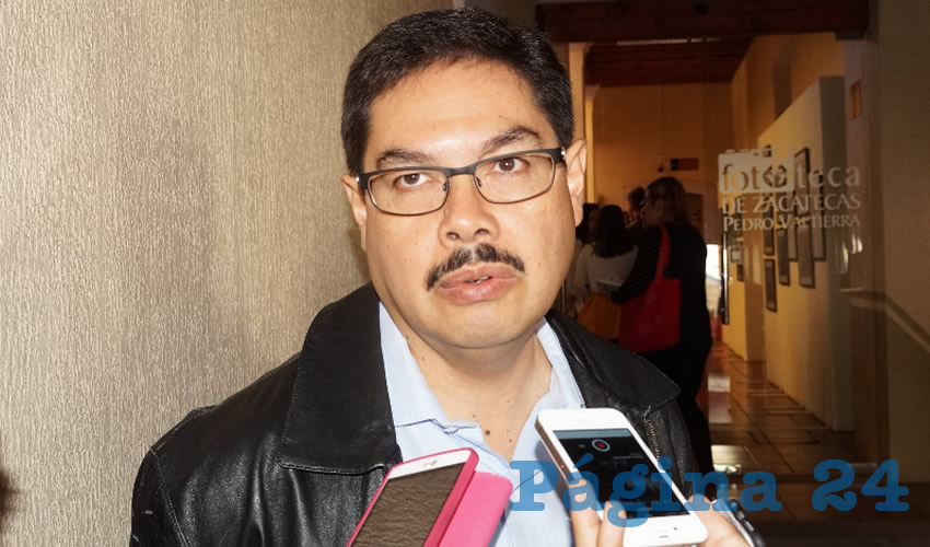 Alfonso Vázquez Sosa: Los zacatecanos están al pendiente de las actividades que realiza el Instituto Zacatecano de Cultura, y también están al tanto de conocer las oportunidades y apoyos que brinda este espacio (Foto: Alberto Núñez Hernández)