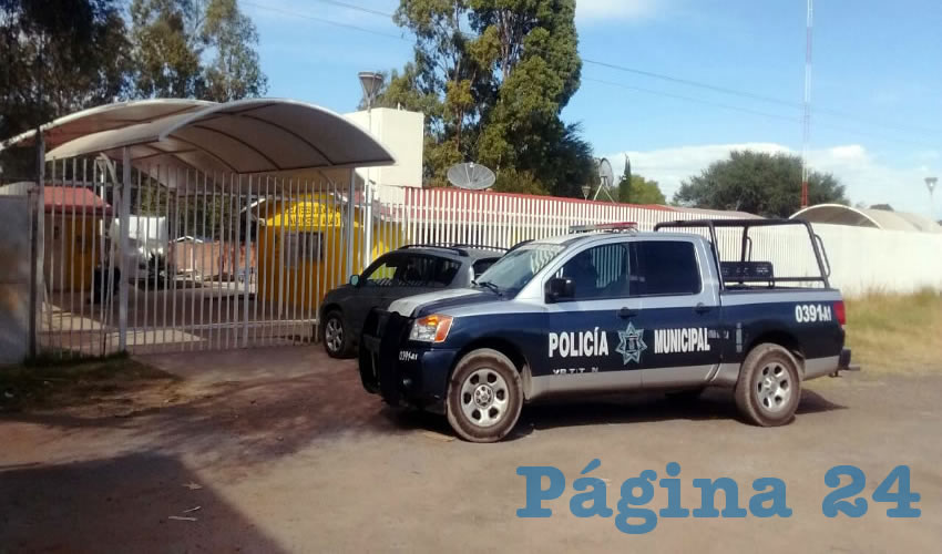 La telesecundaria 107, donde Cristian Andr&eacute;s &ldquo;N&rdquo; &ldquo;N&rdquo; fue atendido oportunamente por los uniformados
