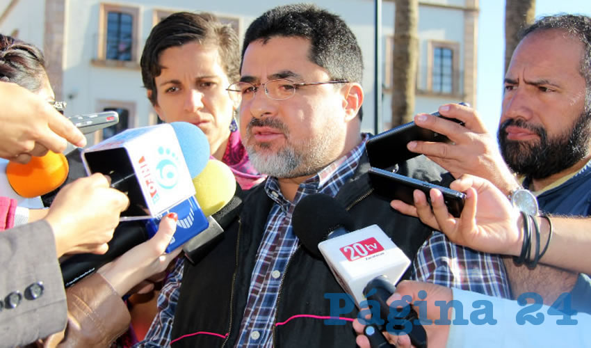 Matías Chiquito Díaz de León: “Sea cual fuera la determinación debemos mediar los alcances del acuerdo y tenemos que ir a la elección” (Foto: Rocío Castro Alvarado)