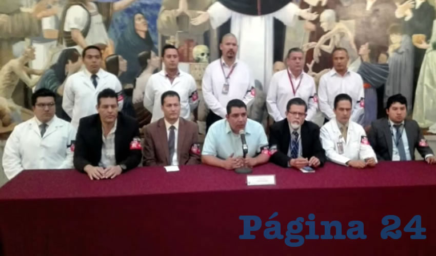 Trabajadores de los Hospitales Civiles dieron un plazo de 72 horas a la secretaría de salud para liquidar su adeudo/Fotos: Cortesía