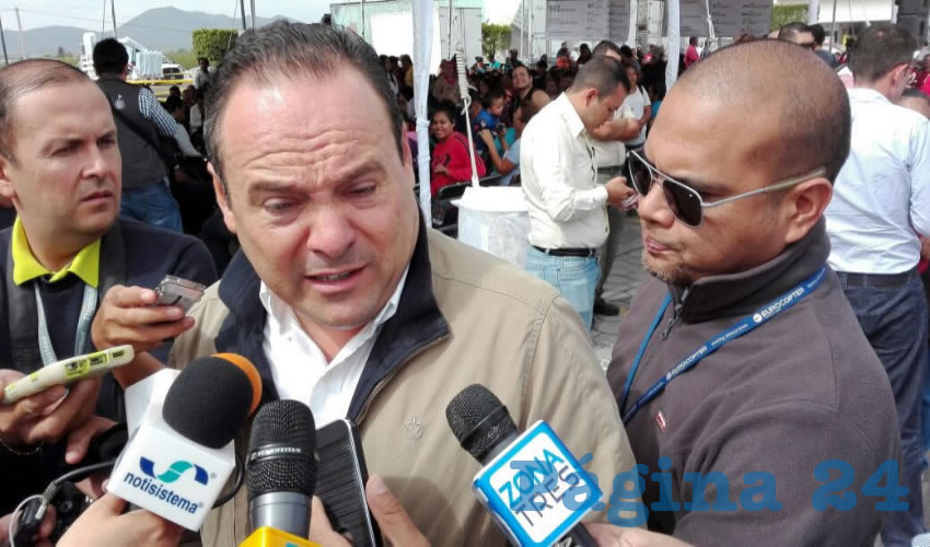 “Hay una protección de SCT permanentemente a grupo aeroportuario y por esta razón no hemos podido sacar la modificación legal”, lamentó el alcalde de Tlajomulco, Alberto Uribe/Foto: Francisco Andalón López 