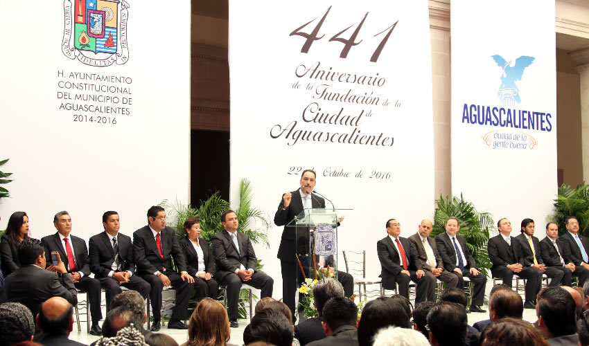 Encabez&oacute; el alcalde Juan Antonio Mart&iacute;n del Campo el 441 Aniversario de la Fundaci&oacute;n de la Ciudad