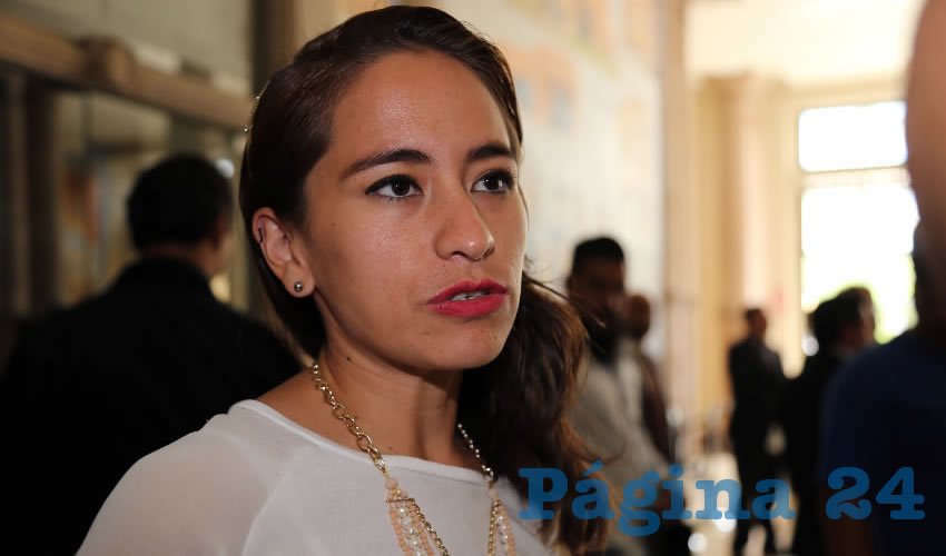 Betsy Montoya Arechar, vocera de la asociaci&oacute;n civil REDefine Aguascalientes (Foto: Eddylberto Lu&eacute;vano Santill&aacute;n)