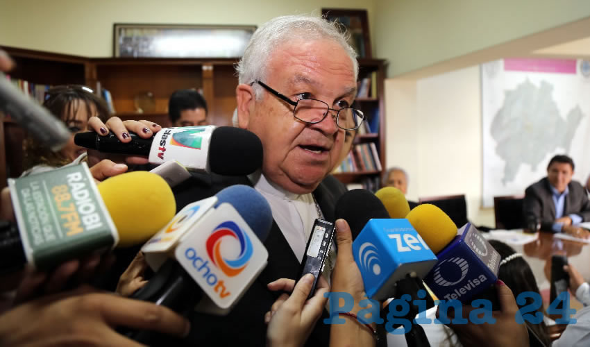 Jos&eacute; Mar&iacute;a de la Torre Mart&iacute;n, obispo de la Di&oacute;cesis de Aguascalientes (Foto: Eddylberto Lu&eacute;vano Santill&aacute;n)