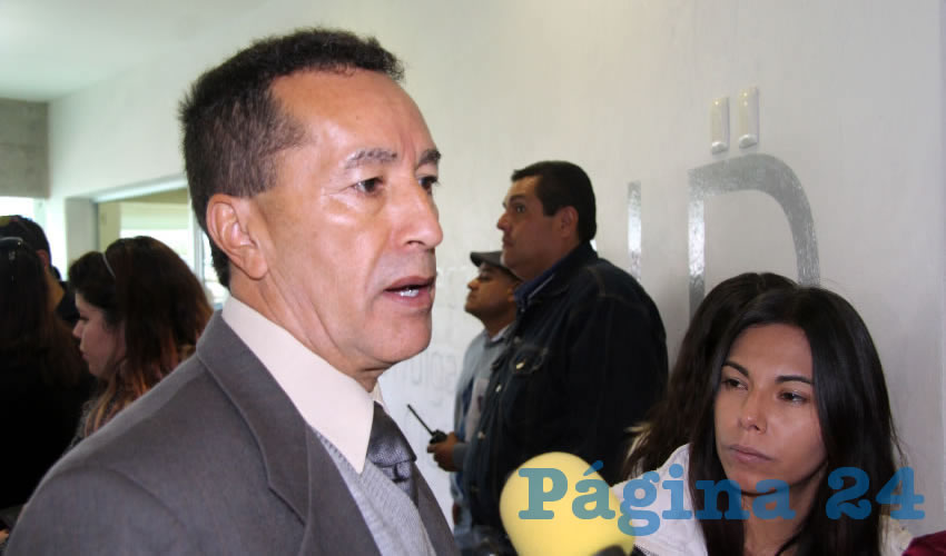 Catarino Martínez Díaz: Esta situación de los daños a los comercios se le comunicó a la Secretaría de Gobierno para que ésta a su vez ésta lo hiciera del conocimiento del gobernador Alejandro Tello Cristerna (Foto: Rocío Castro)