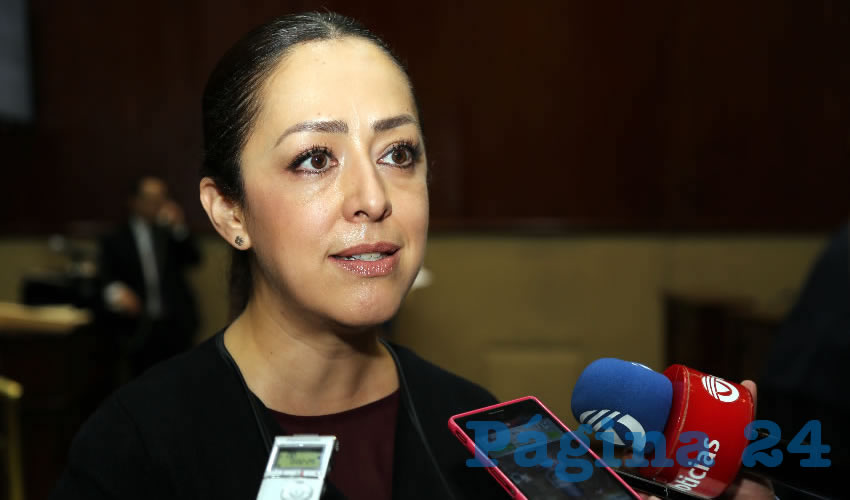 María de Lourdes Dávila Castañeda, legisladora local (Foto: Eddylberto Luévano Santillán)